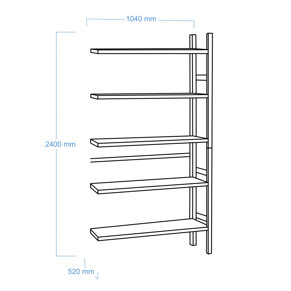 RACK 2400/500 EXTR